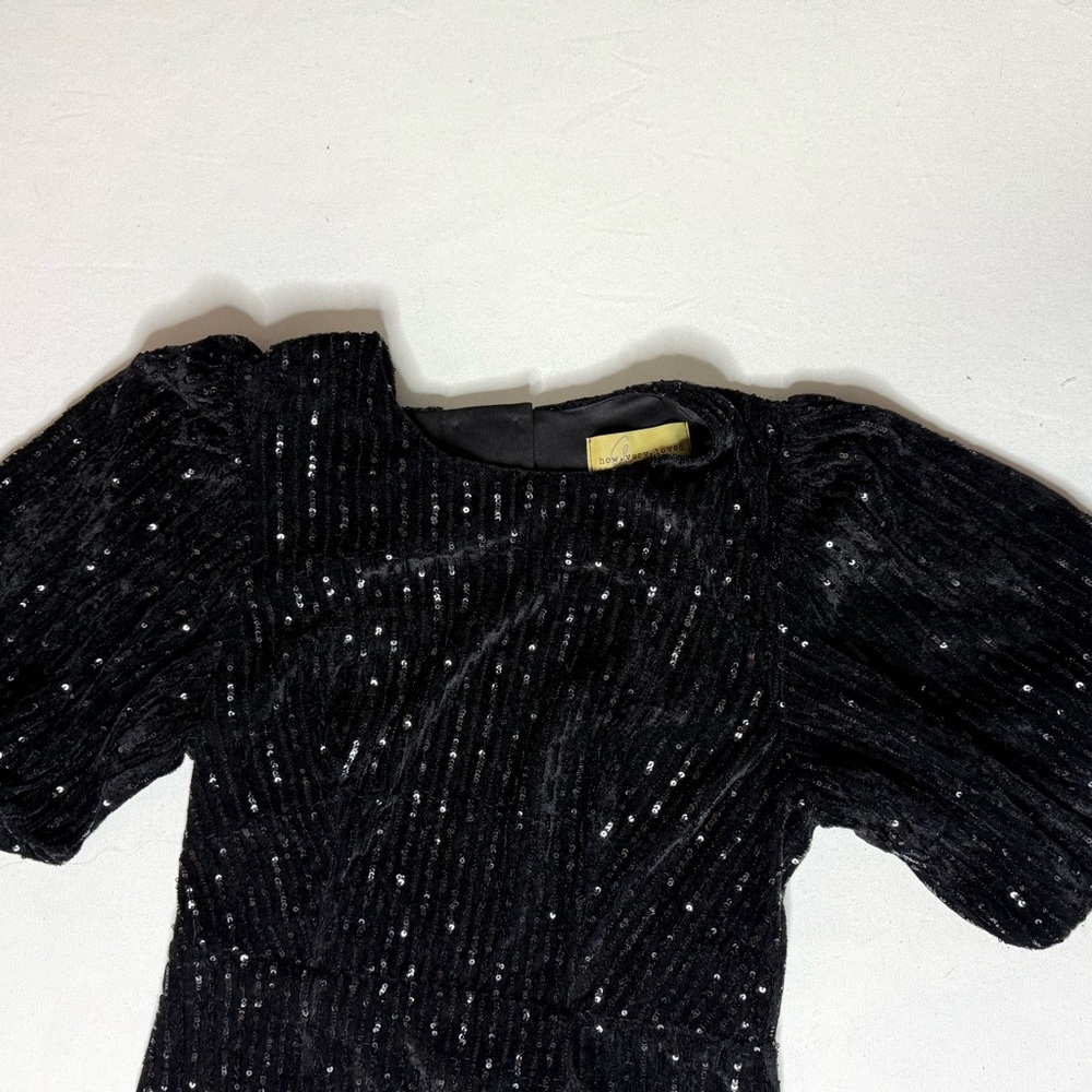 Black Sequin Dress - Picture 8 of 9